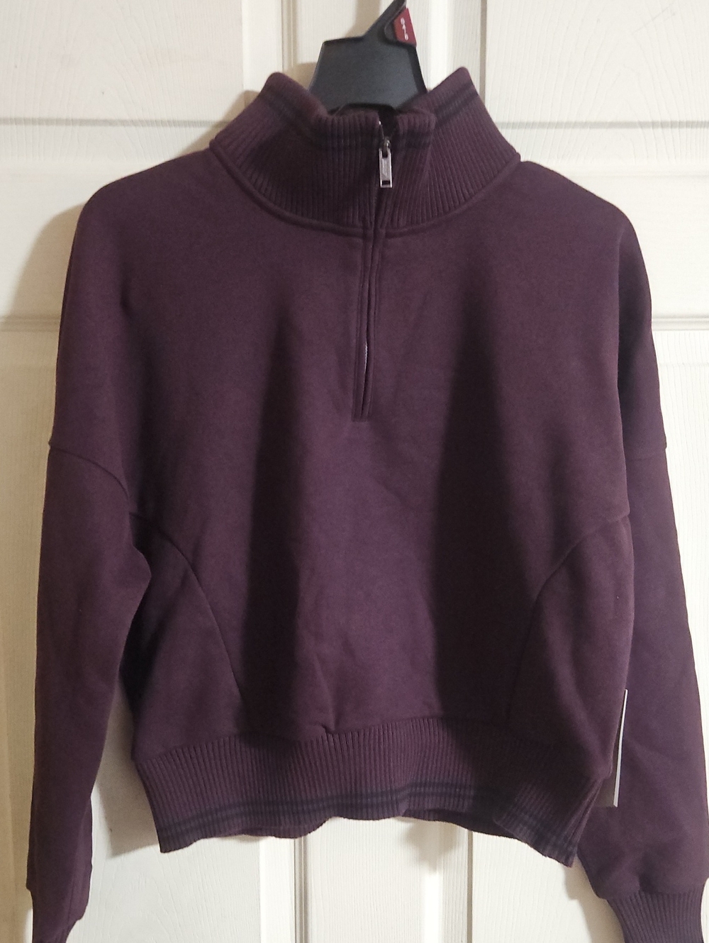 Avia Women's Quarter Zip Fleece Pullover: MOLTEN EARTH: NEW WITH TAGS: S (4-6)